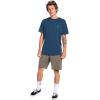 Volcom Mens Stone Tech Short Sleeve Quick Drying Tee(Smokey Blue Tech)