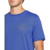 Volcom Mens Stone Tech Short Sleeve Quick Drying Tee(Ultramarine Circle)