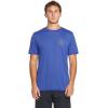 Volcom Mens Stone Tech Short Sleeve Quick Drying Tee(Ultramarine Circle)
