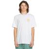 Volcom Mens Stone Tech Short Sleeve Quick Drying Tee(White Get Out)