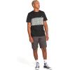 Volcom Mens Striped Knit T-Shirt – Short Sleeve Crewneck Tee, Soft Cotton Jersey(Black)
