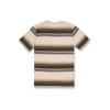 Volcom Mens Striped Knit T-Shirt – Short Sleeve Crewneck Tee, Soft Cotton Jersey(Bone)