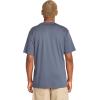 Volcom Mens Striped Knit T-Shirt – Short Sleeve Crewneck Tee, Soft Cotton Jersey(Dark Slate)