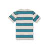 Volcom Mens Striped Knit T-Shirt – Short Sleeve Crewneck Tee, Soft Cotton Jersey(Heather Grey)