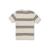Volcom Mens Striped Knit T-Shirt – Short Sleeve Crewneck Tee, Soft Cotton Jersey(White Flash Warsaw)