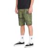 Volcom Mens Vmonty Chino Shorts – 22” Outseam, Relaxed Fit, Durable Cotton Fabric(Green Combo)