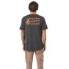 Volcom Mens Workwear Short Sleeve T-Shirt – Heavyweight Cotton, Classic Fit(Black)