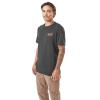 Volcom Mens Workwear Short Sleeve T-Shirt – Heavyweight Cotton, Classic Fit(Black)