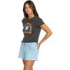 Volcom Womens 1991 Stone High Waisted Cutoff Denim Jean Short(Blue Drift)