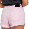 Volcom Womens 1991 Stone High Waisted Cutoff Denim Jean Short(Guava)