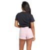 Volcom Womens 1991 Stone High Waisted Cutoff Denim Jean Short(Guava)
