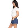 Volcom Womens 1991 Stone High Waisted Cutoff Denim Jean Short(Ltwt Vintage)