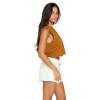 Volcom Womens 1991 Stone High Waisted Cutoff Denim Jean Short(Star White)