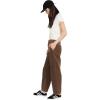 Volcom Womens 1991 Stone Low Rise Denim Jean Pant(Chocolate)