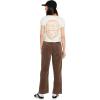Volcom Womens 1991 Stone Low Rise Denim Jean Pant(Chocolate)