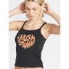 Volcom Womens 1991 Strappy Sleeveless Tank Top(Black)