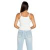 Volcom Womens 1991 Strappy Sleeveless Tank Top(Star White)