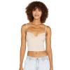 Volcom Women’s 2 Dot to Handle Cami Top(Mushroom)