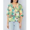Volcom Womens Excapism Oversized Button Front Shirt(Slate Grey)