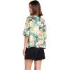 Volcom Womens Excapism Oversized Button Front Shirt(Slate Grey)