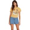 Volcom Women’s Frochickie 3″ Chino Short (Regular & Plus Size)(Laguna Blue)