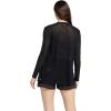 Volcom Womens Go Go Wrap Open Front Cardigan Sweater (Regular & Plus Size)(Black 3)