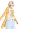 Volcom Womens Go Go Wrap Open Front Cardigan Sweater (Regular & Plus Size)(Dust Gold)