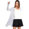 Volcom Womens Go Go Wrap Open Front Cardigan Sweater (Regular & Plus Size)(Moonbeam)