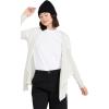 Volcom Womens Go Go Wrap Open Front Cardigan Sweater (Regular & Plus Size)(Oatmeal 3)