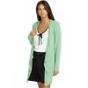 Volcom Womens Go Go Wrap Open Front Cardigan Sweater (Regular & Plus Size)(Sea Green)