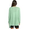Volcom Womens Go Go Wrap Open Front Cardigan Sweater (Regular & Plus Size)(Sea Green)