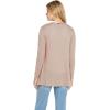 Volcom Womens Go Go Wrap Open Front Cardigan Sweater (Regular & Plus Size)(Stone 1)