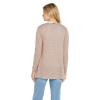 Volcom Womens Go Go Wrap Open Front Cardigan Sweater (Regular & Plus Size)(Stone 1)
