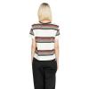 Volcom Womens Halite Striped Short Sleeve Tee(Firecracker)