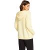 Volcom Women’s Lil Zip Up Hooded Fleece Sweatshirt(Faded Lemon)