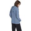 Volcom Women’s Lil Zip Up Hooded Fleece Sweatshirt(Sandy Indigo)