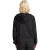Volcom Women’s Lil Zip Up Hooded Fleece Sweatshirt(Vinitage Black)