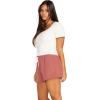 Volcom Women’s Lived in Lounge Fleece Sweat Shorts (Regular & Plus Size)(Rosewood)