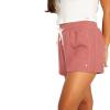 Volcom Women’s Lived in Lounge Fleece Sweat Shorts (Regular & Plus Size)(Rosewood)