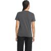Volcom Womens Lock It Up Short Sleeve Tee – Crew Neck T-Shirt with Striped Neck Taping(Black Black)