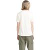Volcom Womens Lock It Up Short Sleeve Tee – Crew Neck T-Shirt with Striped Neck Taping(Bone)