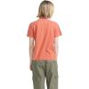 Volcom Womens Lock It Up Short Sleeve Tee – Crew Neck T-Shirt with Striped Neck Taping(Rust)