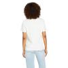 Volcom Womens Lock It Up Short Sleeve Tee – Crew Neck T-Shirt with Striped Neck Taping(Star Light)