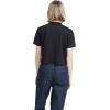 Volcom Womens Short Sleeve Pocket Dial Tee – Crew Neck T-Shirt with Chest Pocket and Screen Print(Black Red)