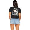 Volcom Womens Short Sleeve Pocket Dial Tee – Crew Neck T-Shirt with Chest Pocket and Screen Print(Black White)