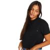 Volcom Womens Short Sleeve Pocket Dial Tee – Crew Neck T-Shirt with Chest Pocket and Screen Print(Black White)