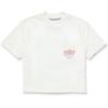 Volcom Womens Short Sleeve Pocket Dial Tee – Crew Neck T-Shirt with Chest Pocket and Screen Print(Bone White)