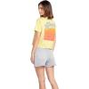 Volcom Womens Short Sleeve Pocket Dial Tee – Crew Neck T-Shirt with Chest Pocket and Screen Print(Citron)