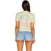 Volcom Womens Short Sleeve Pocket Dial Tee – Crew Neck T-Shirt with Chest Pocket and Screen Print(Sage)