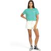 Volcom Womens Short Sleeve Pocket Dial Tee – Crew Neck T-Shirt with Chest Pocket and Screen Print(Stormy Blue)